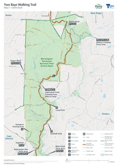 Two Bays Trail Map 3 Visitor Guide