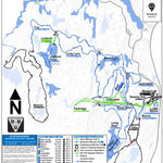 GNOAC Nordic Skiing Trails Map 2023