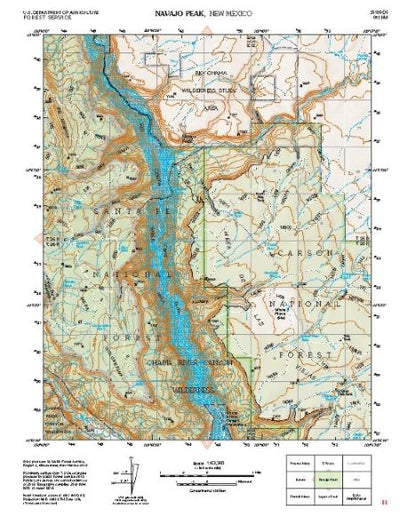 Santa Fe National Forest Quadrangle Map Atlas Bundle