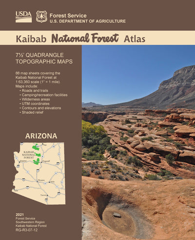Kaibab National Forest Quadrangle Map Atlas Bundle