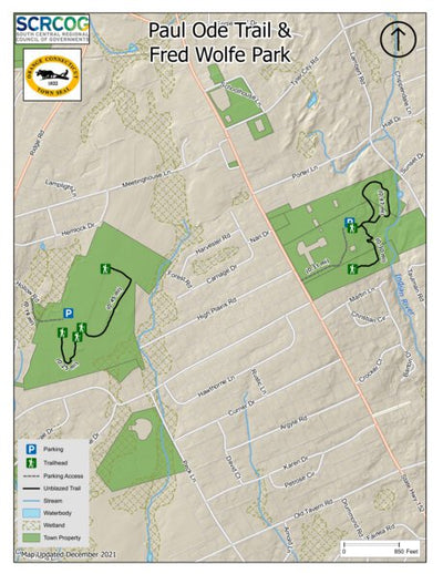 Paul Ode Trail & Fred Wolfe Park - Orange, CT