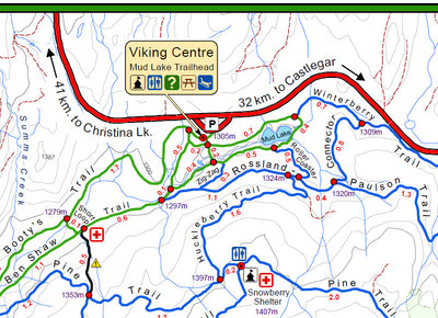 Paulson XC Trails Map - Jan. 2023
