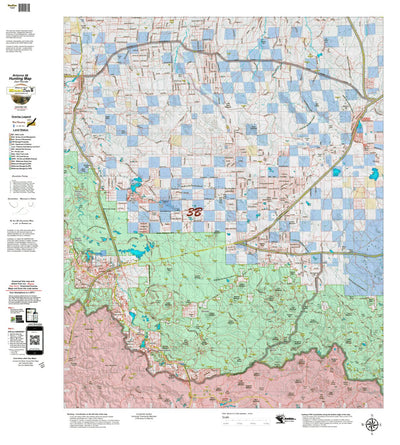 Arizona Unit 3B Mule Deer Hybrid Map