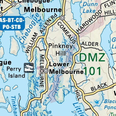 NSNS01 Yarmouth - Nova Scotia Topo