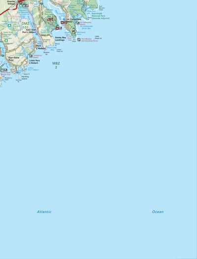 NSNS04 Port L'Hebert - Nova Scotia Topo