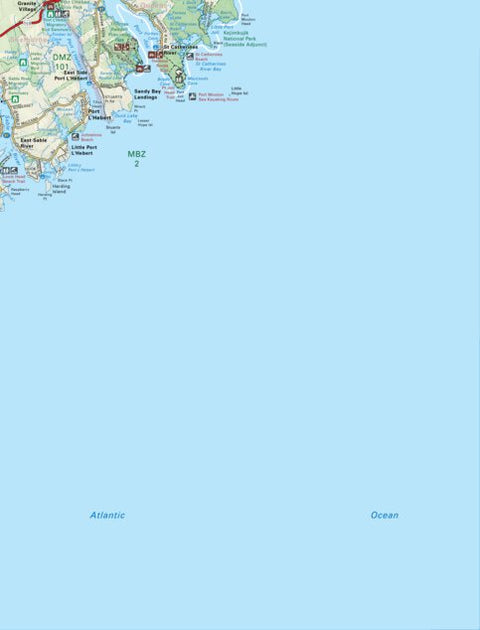 NSNS04 Port L'Hebert - Nova Scotia Topo