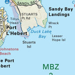 NSNS04 Port L'Hebert - Nova Scotia Topo