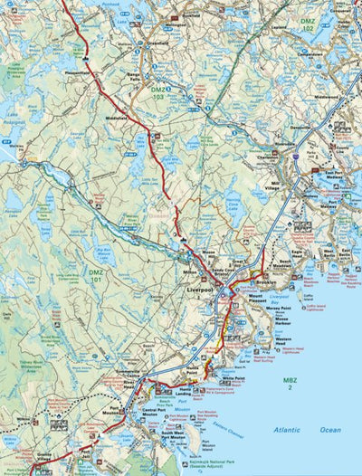 NSNS08 Liverpool - Nova Scotia Topo