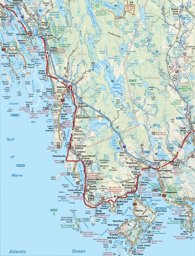 NSNS02 Barrington - Nova Scotia Topo