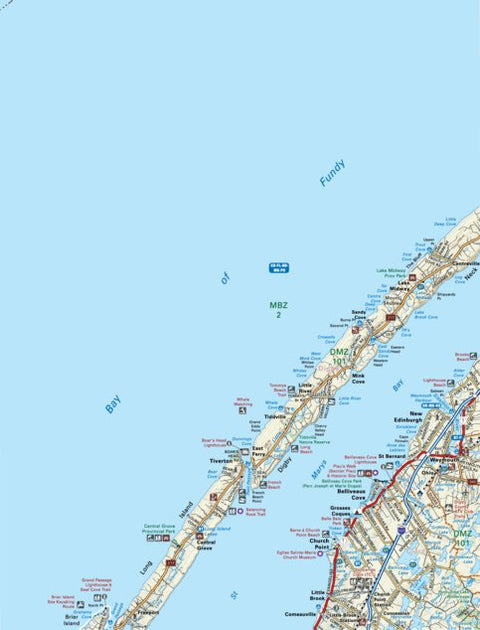 NSNS10 Church Point - Nova Scotia Topo