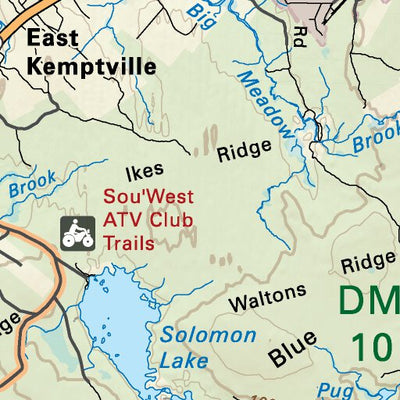NSNS06 Kemptville - Nova Scotia Topo