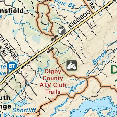 NSNS11 Digby - Nova Scotia Topo