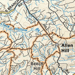 NSNS28 Cape Chignecto Park - Nova Scotia Topo