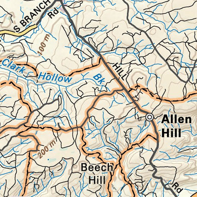 NSNS28 Cape Chignecto Park - Nova Scotia Topo