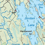 NSNS07 Lake Rossignol - Nova Scotia Topo