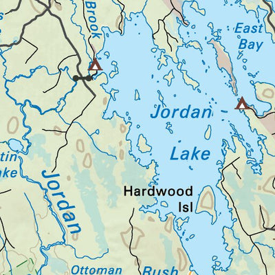 NSNS07 Lake Rossignol - Nova Scotia Topo