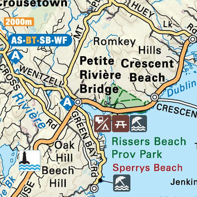 NSNS09 LaHave - Nova Scotia Topo