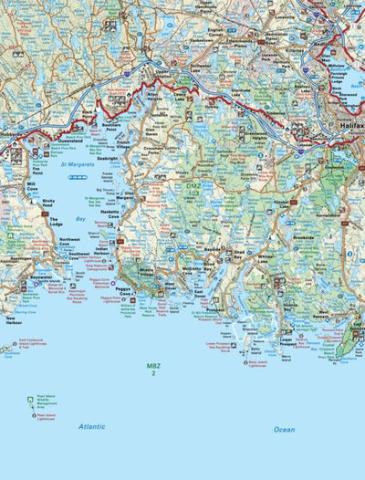 NSNS15 Peggys Cove - Nova Scotia Topo