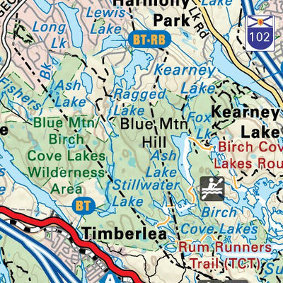 NSNS15 Peggys Cove - Nova Scotia Topo