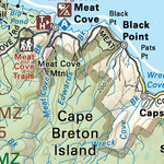 NSNS54 Bay St Lawrence - Nova Scotia Topo