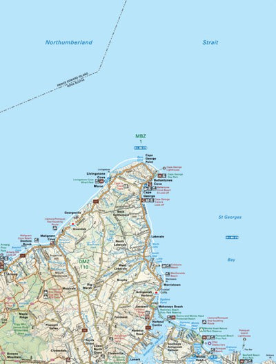 NSNS43 Cape George - Nova Scotia Topo