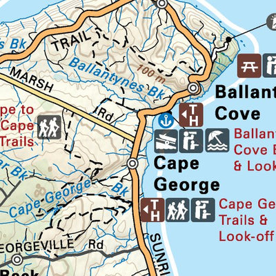 NSNS43 Cape George - Nova Scotia Topo