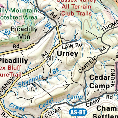 NBNB12 Sussex - New Brunswick Topo