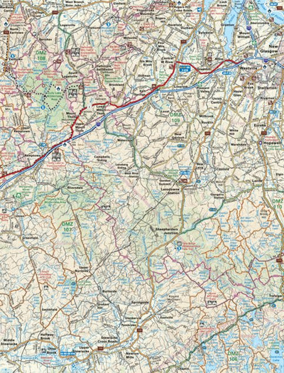 NSNS32 Sheepherders Junction - Nova Scotia Topo