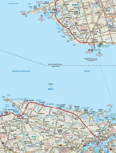 NSNS41 Pictou - Nova Scotia Topo