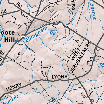NBNB10 Oromocto - New Brunswick Topo