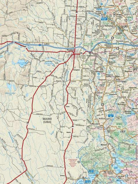 NBNB15 Eel River - New Brunswick Topo