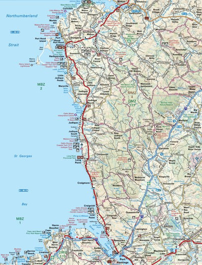 NSNS44 Port Hastings - Nova Scotia Topo