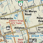 NBNB26 Georgetown - New Brunswick Topo