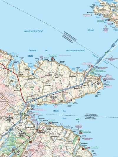 NBNB23 Confederation Bridge - New Brunswick Topo