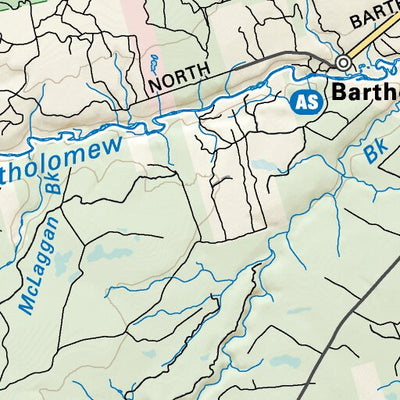 NBNB31 Doaktown - New Brunswick Topo