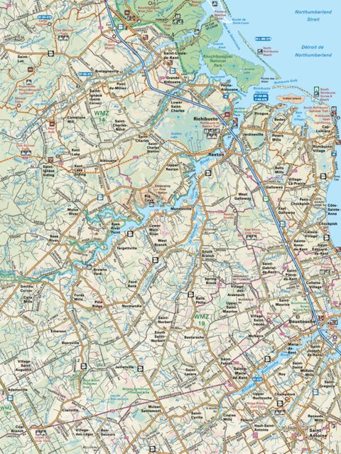 NBNB33 Richibucto - New Brunswick Topo