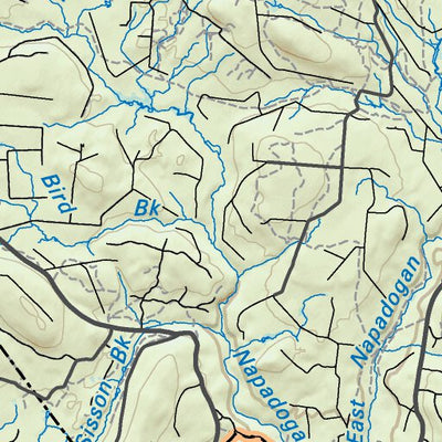 NBNB29 Napadogan - New Brunswick Topo