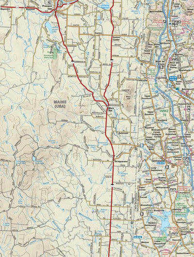 NBNB27 Centreville - New Brunswick Topo