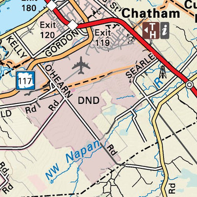 NBNB45 Miramichi - New Brunswick Topo