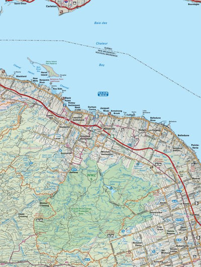 NBNB63 Belledune - New Brunswick Topo