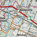 NBNB63 Belledune - New Brunswick Topo