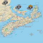Backroad Mapbook Nova Scotia 5th Edition (NSNS Map Bundle)