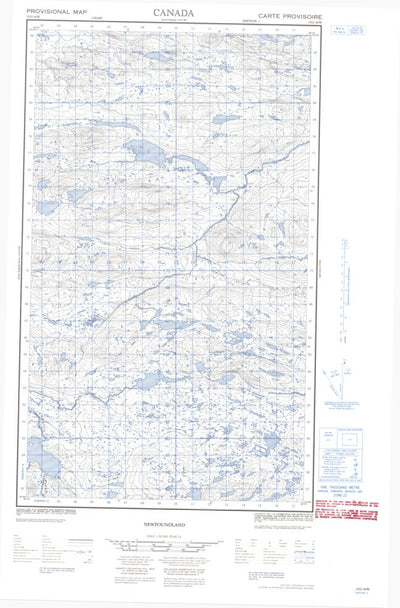 Backway Lake West, NL (013G16 CanMatrix)