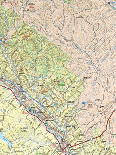 NBNB51 St Léonard - New Brunswick Topo