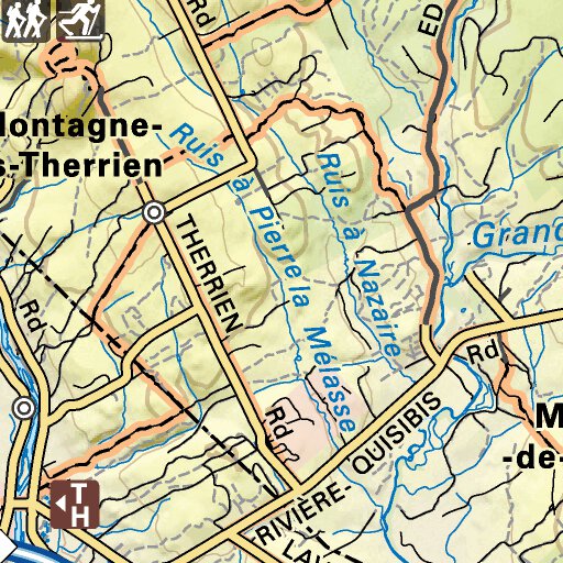 NBNB51 St Léonard New Brunswick Topo map by Backroad Mapbooks