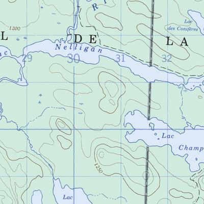 Lac Nichcotéa, QC (031N03 CanMatrix)