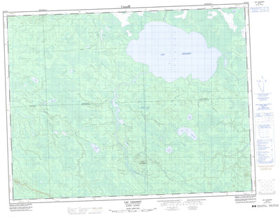 Lac Grasset, QC (032E16 CanMatrix)