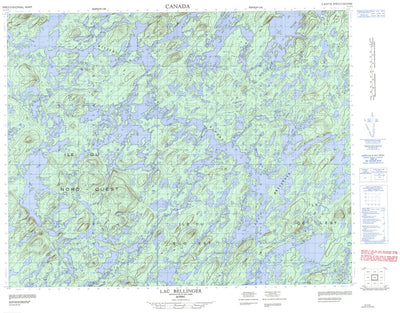 Lac Bellinger, QC (032O08 CanMatrix)
