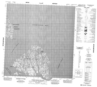 Lower Savage Islands, NU (025H13 CanMatrix)
