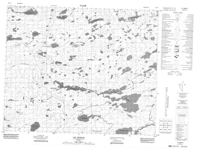 Lac Bernou, QC (033C11 CanMatrix)